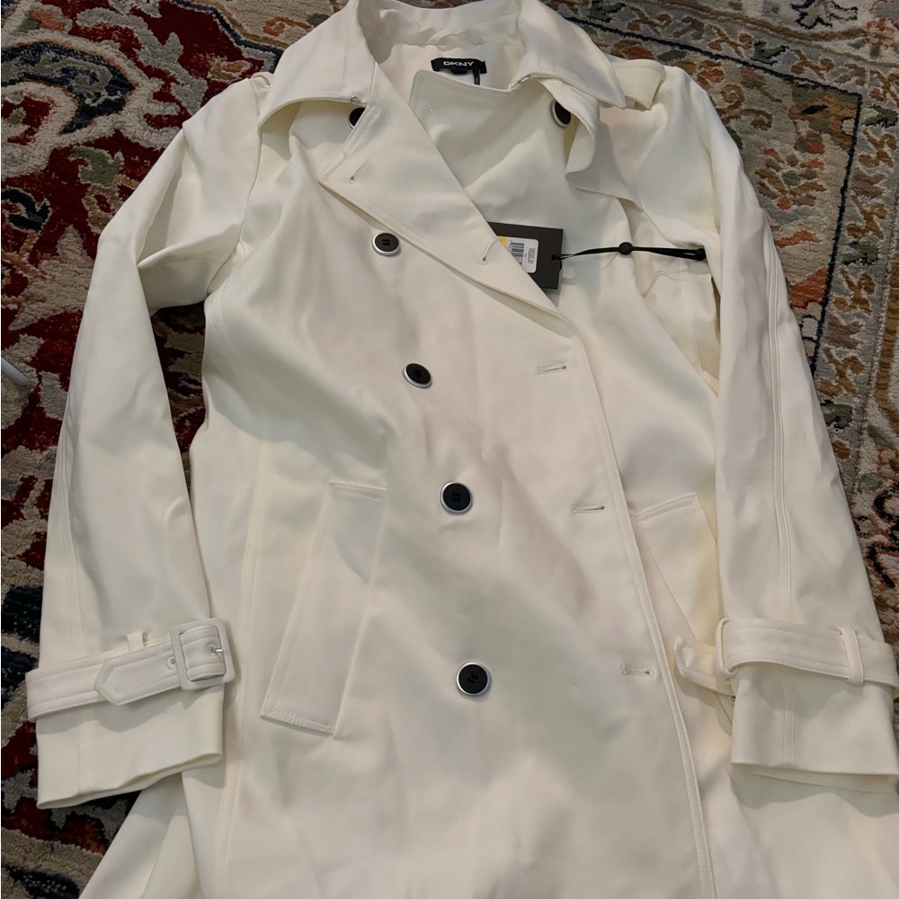DKNY trench coat long